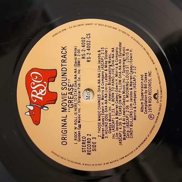 Vintage Grease gatefold 2 LP records soundtracks album - Picture 14 of 14